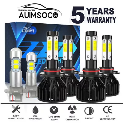 For Mitsubishi 3000GT SL Coupe 3.0L 1994-1999 CSP LED Headlight Fog Light Bulbs • $49.99