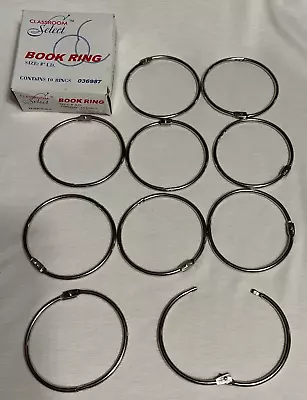 3 Inch Book Rings Classroom Select 10 Count • $8.99