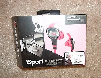 Monster ISport Intensity Pink In-Ear Earphones  • $69.99