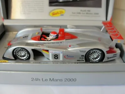 Slot It Audi R8 '24h Le Mans 2000' Silver #8 Cw19 1:32 Slot New Old Stock Boxed • £49.99