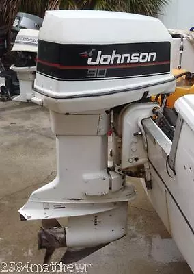 OUTBOARD MOTOR WRECKING 90HP JOHNSON V4 CROSSFLOW PARTS FROM $20 Control Cable • $20