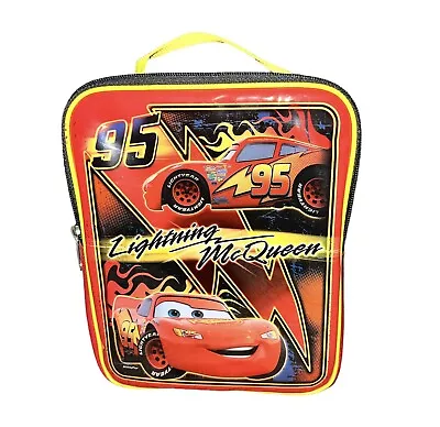 New Without Tag Disney Cars Movie Lightning McQueen Insulated Lunch Bag Lunchbox • $15
