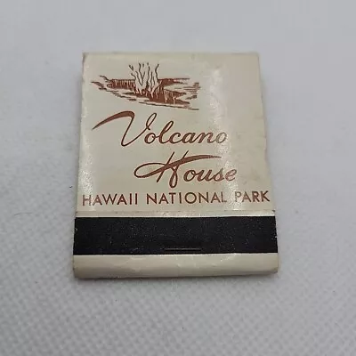 Volcano House Hilo Hotel Matchbook Match Box Vintage Matches Hawaii National Par • $12.88