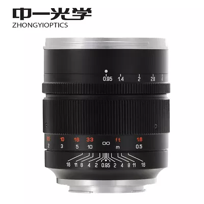 $1185 • Buy Zhongyi Mitakon Speedmaster 50mm F/0.95 III Lens For Sony E A5000 A6300 A73 A7R3