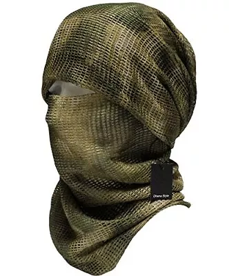 Sniper Veil Tactical Camouflage Mesh Net Camo Scarf Army Shemagh FG-Camo • $25.97