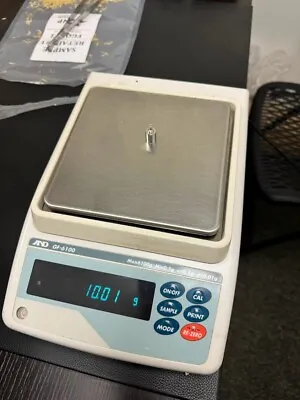 A&D GF-6000 Precision Lab Balance Compact Jewelry Scale 6100gX0.1g TESTED • $500