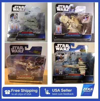 $101.95 • Buy Star Wars Micro Galaxy Squadron Set, Battle Tank Starfighter Snowspeeder, X-Wing
