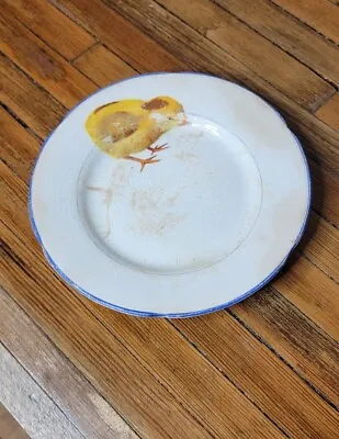 Vintage Antique TST Latona Baby Chick Plate Hand Painted Bird Saucer Kitchen Dec • $24