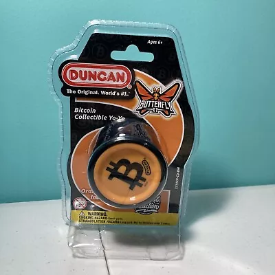 DUNCAN Bitcoin Collectible Yo-Yo Butterfly XT YoYo Orange String Limited Edition • $37