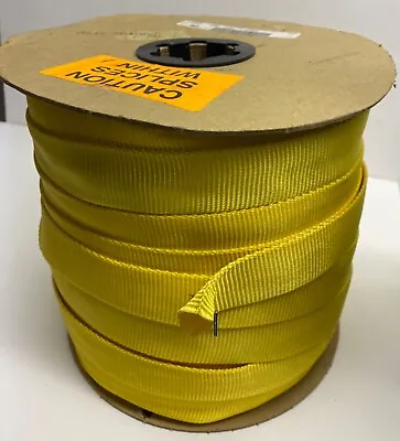 1 1/4” Tubular Nylon - Safety Yellow - 100 Yards - Whole Roll! Climbing Rope  • $130