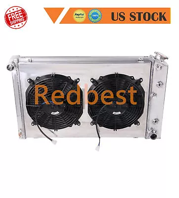 4 Row Radiator&Shroud&Fan For 69-88 CHEVY/GMC Camaro 70-81/ Monte Carlo 78-87 • $196