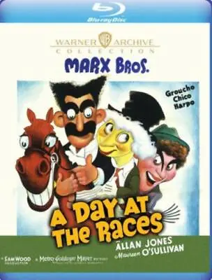 DAY AT THE RACES (Region Free Blu Ray Sealed.) • £31.99