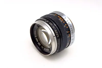 RARE Canon Camera Co. 50mm F2.2 L39 Leica Mount LTM Prime Rangefinder Lens • £250