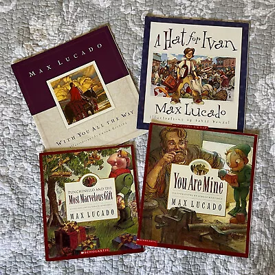 Lot Of 4 MAX LUCADO Children's Picture Paperback Books - Punchinello • $15