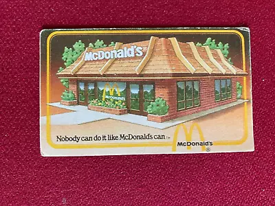 1980 McDonald's  Free French Fries  Coupon (Scarce / Vintage) • $30