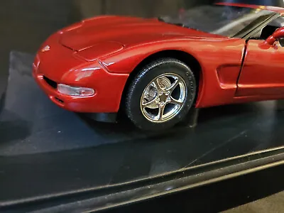 2000 CHEVROLET CORVETTE C5 Candy Red 1:18 Hot Wheels Model Chevy Car - No Box • $59.95