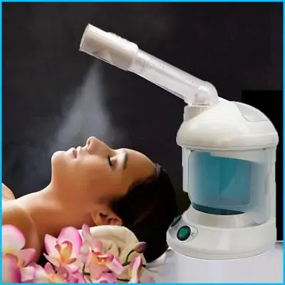 Facial Spray Steamer Ozone Table Top Mini Spa Face Design 360 Degrees Rotatably • $67.95