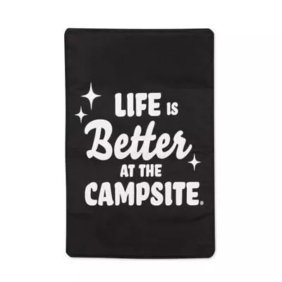 $23.99 • Buy Camco Life Is Better At The Campsite RV Door Window Light Blocking Shade