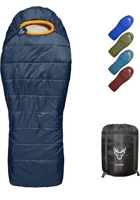  0 Degree Mummy Sleeping Bags For Adults Camping | XXL Big And Tall... • $69.99