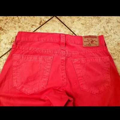 True Religion Pants Size 25  Women's Brianna Red • $57.95