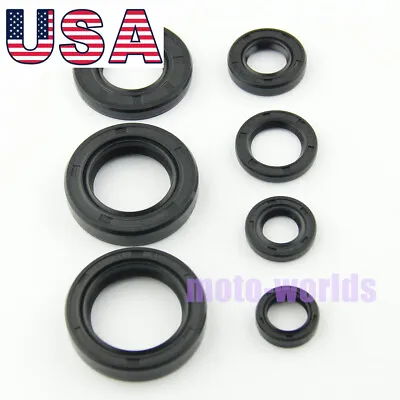 Engine Oil Seal Kit Fit For Yamaha DT125 1976-1981 DT175 1974-1981 IT175 1977-83 • $15.43