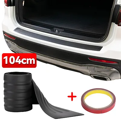  104cm Auto Car Rear Boot Bumper Protector Trim Cover Rubber Guard Anti Scratch  • $12.15