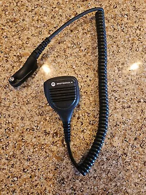 Motorola PMMN4025A Remote Speaker Microphone With Emergency Button • $75