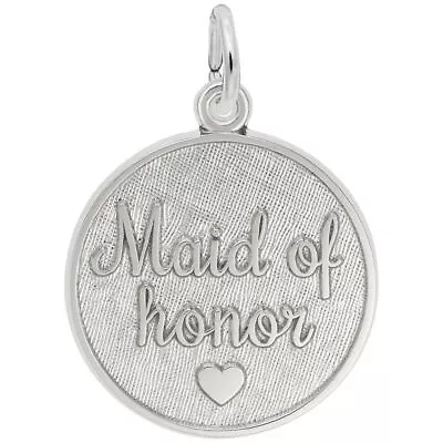 Sterling Silver Maid Of Honor Charm By Rembrandt • $40