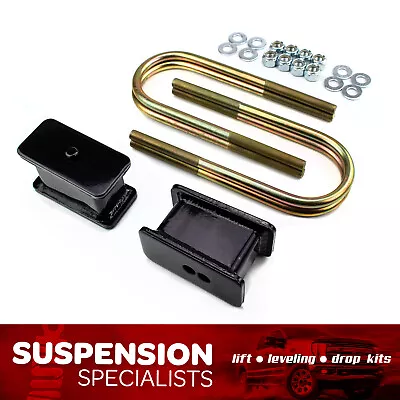 3  Rear Lift Kit Blocks W/ U-bolts For 1980-1996 Ford F150 2WD • $114.85