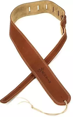 Martin Ball Glove Leather And Suede Guitar Strap - Brown • $59.99