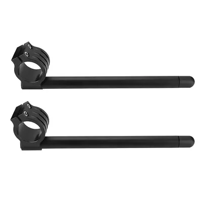 1Pair 41mm Motorcycle CNC Separate Handle Bar Adjustable Clip On Handlebar JFF • $34.06