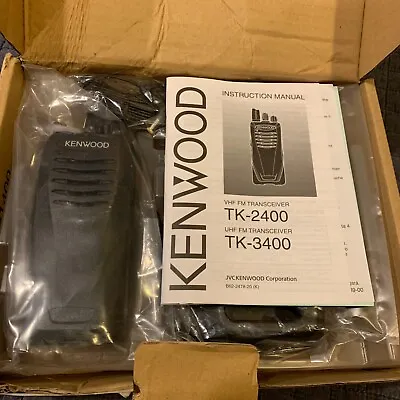 Kenwood TK-3400-K UHF FM Transceiver Two Way Radio 450-512 MHz NEW IN BOX • $174.99