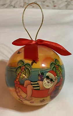 Costa Rica Tree Ornament Souvenir Beach Santa Vacation Ornament • $85.40