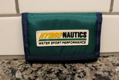 Vtg Nautica Wallet – Nylon – Bill Fold Style – Hydro Nautics Water Sport • $6.95