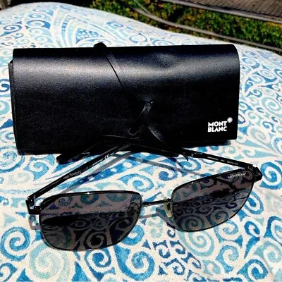 Mont Blanc Sunglasses Black MB 0082SK 001 • $110