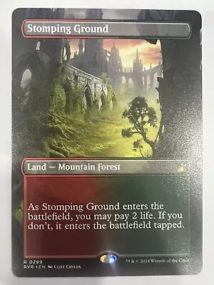 MTG Stomping Ground (Borderless) Ravnica Remastered NM • $10