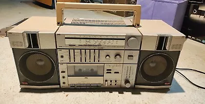 JVC Boombox PC-R11JW 80's Old School Vintage Cassette Radio Ghetto Blaster  • $175