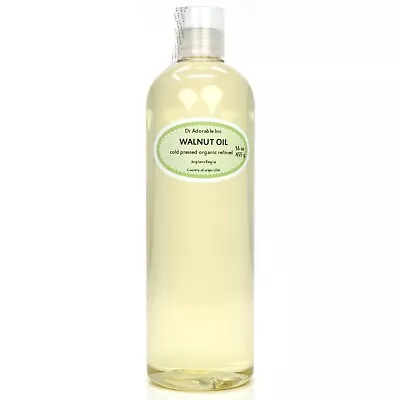 16 Oz Walnut Oil Organic Cold Pressed 100% Pure Refined  • $7.98