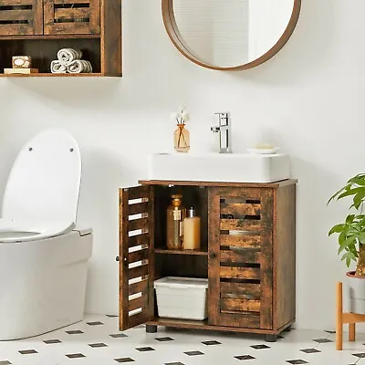 £52.99 • Buy Bathroom Under Sink Cabinet Bathroom Floor Cabinet Storage Cupboard BBK111X01