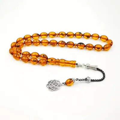 Tasbih Real Insect Resin 33 Prayer Bead Muslim Bracelet Ramadan Eid Gift Misbaha • $9.54