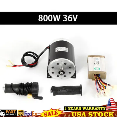 800W 36V Electric Scooter Motor Kit W/control Box And Throttle Fit Go-Kart EBike • $99