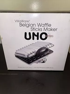 VillaWare Belgian Waffle 6 Sticks Maker UNO Series #2008 Breakfast Snack • $36