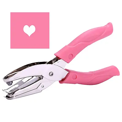 1 Pack 6.3 Inch Length 1/4 Inch Diameter Of Heart Shape Hole  Single Paper Punch • $11.27