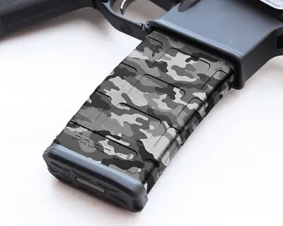 Magazine Wrap CAMO GREY AR Vinyl Skin 5.56 .223 Airsoft ARM30-1011 • $12.99