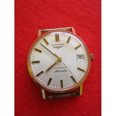 1974 18k Gold Cased Longines Vintage Automatic 'Ultra Chron' Chronometer • £1400