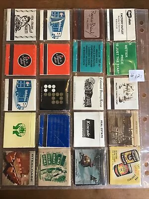 Lot Of 20 Mixed Vintage New Brunswick NB. Empty Matchbook Covers  #123 • $7.28