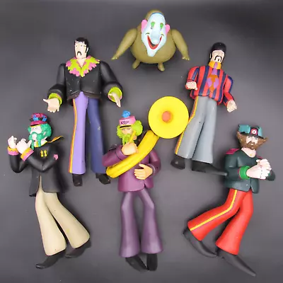 McFarlane Beatle Yellow Submarine Figures Lot Of Six (6) Sgt Pepper's Band • $40