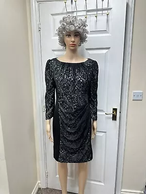 Karen Millen Tuxedo Tailored Lace Evening & Party Dress Size 14 • £23.30