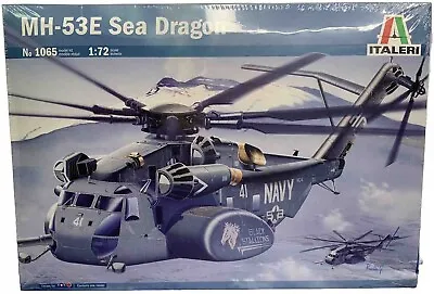 Italeri MH-53 E SEA DRAGON Helicopter Plastic Model Kit 1:72 DISTRESSED BOX 1065 • $25.95