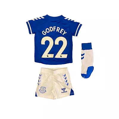 Everton Baby Football Kits (Size 12-18m) Hummel Home Kit - Godfrey - New • £14.99